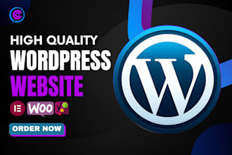 design and redesign wordpress website with elementor for your business webdesign