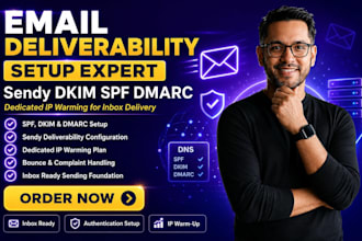 setup sendy dkim spf dmarc and dedicated ip warming for inbox delivery