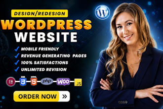 do luxury and business wordpress website design