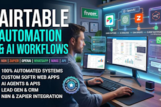 airtable automation airtable CRM softr webapp n8n zapier airtable claude agent