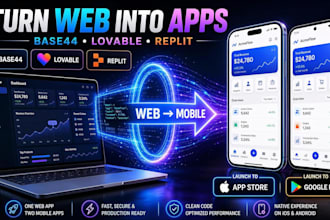 convert base44 lovable replit app to ios android capacitor app store play store