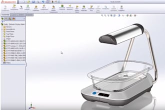 design medical healthcare device and product prototypes solidworks, iot device
