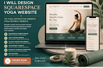 design squarespace yoga website yin yoga instructor website yoga retreat website