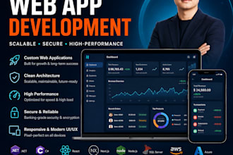 develop scalable enterprise web applications, banking and fintech systems