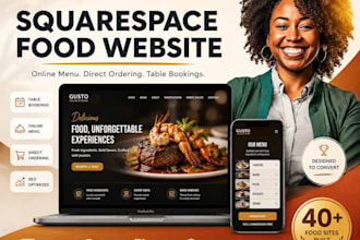 design squarespace food, catering website squarespace design restaurants website