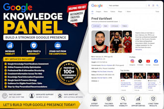 create a google knowledge panel or graph for any category