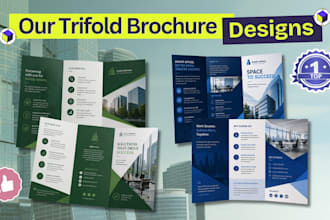 design trifold bifold leaflet, brochure, flyer, and menu