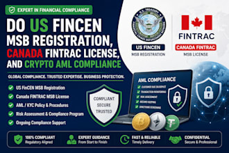 do US fincen msb registration, canada fintrac license, and crypto aml compliance