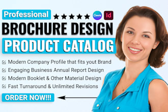 design company profile product catalog business brochure annual report design