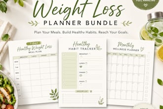 create a custom healthy weight loss meal planner