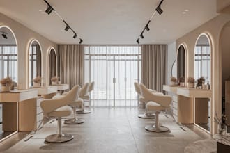 render 3d spa interior design, massage room dental clinic beauty nail salon sho