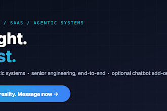 build your saas, web app, or website lightning fast