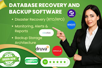 optimize database recovery and backup software via druva hycu vinchin nakivo