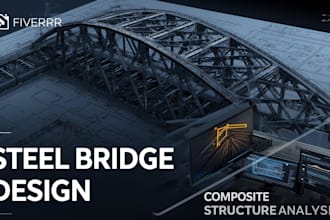 do steel bridge design, composite structures and stability analysis