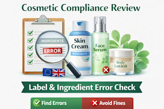 assist with safety data sheet toxicology report for cosmetic product
