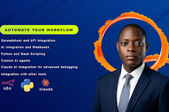 automate your business work flow using python scripts, webhooks and n8n