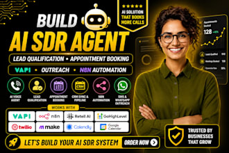 build ai sdr agent lead qualification appointment booking vapi outreach n8n
