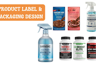 professional children product packaging product label packaging design