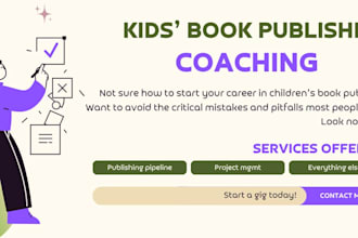 be your childrens publishing consultant