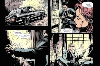 design custom comic pages and storyboards
