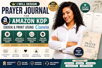 design prayer journal for amazon KDP ebook and print using microsoft word