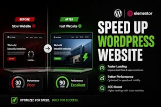 speed up wordpress website elementor and improve performance