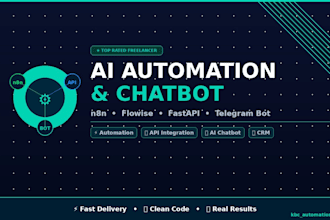 build ai chatbot and automation workflow for your business