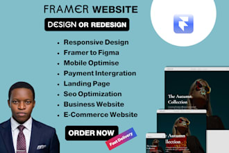 build framer website design framer website redesign