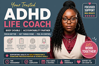 adhd support coach accountability partnervirtual assistant