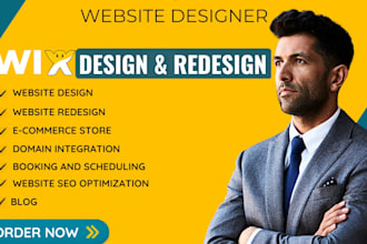 build and design or redesign your wix website