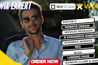 create stunning wix website design, wix redesign, wix online store setup