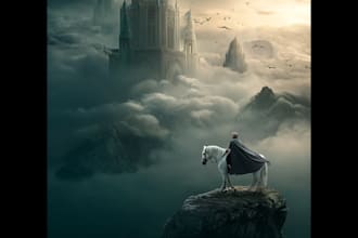 make romantic magical cover design for young adult books