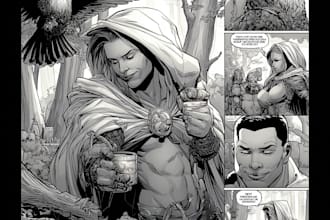 create stunning comic book illustrations and fan art