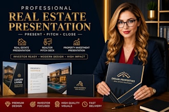 create real estate presentation realtor pitch deck google slides for business