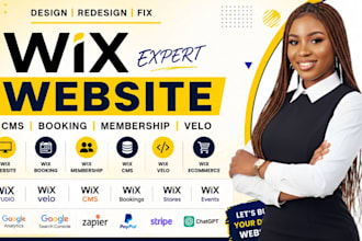 design wix website wix membership wix booking wix cms wix dynamic pages fix velo