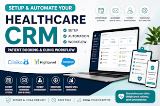 setup cliniko, gohighlevel healthcare CRM automation and patient booking system