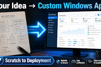 build your custom windows desktop app from scratch