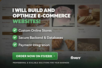 create custom websites with powerful backend