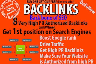 put Your keyword on google First Page with the BACKLINKS