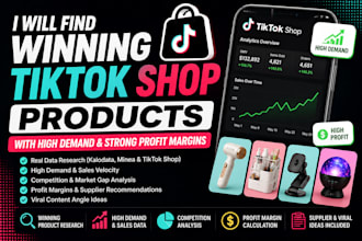 find winning tiktok shop products with high demand and strong profit margins
