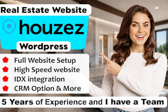 houzez real estate website development and customization