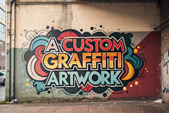design custom graffiti lettering and typography artwork