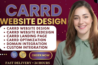 do carrd website design carrd redesign card landing page