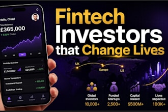 connect high net worth investors in UK US and europe for trading and app project