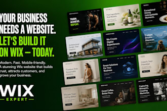 build wix website design, wix studio design, wix SEO expert, website development