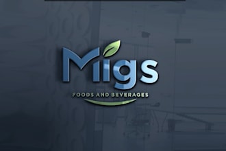 design food drink company logo