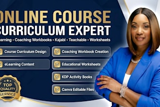 create teachable online course content video lesson script training modules