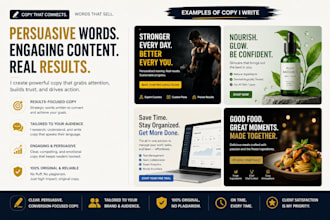 write content and copywriting