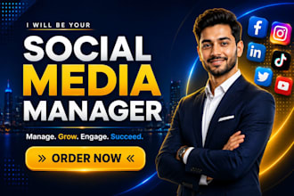 be your social media manager and content creator for instagram facebook