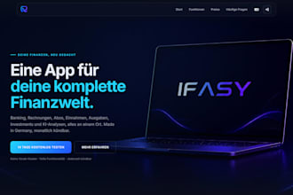 design a modern responsive website template